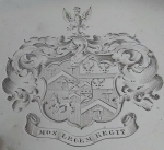 arms engraved on the bread basket