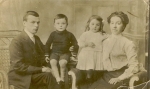 William Stables with his family